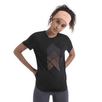 Koszulka z krótkim rękawem Icebreaker Merino 125 Cool-lite™ Sphere III SS Tee Peak Sprint Women Black
