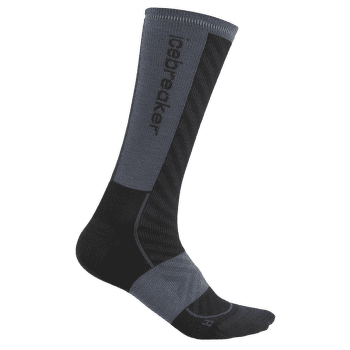 Skarpety Icebreaker Merino Run+Ultralight Crew Women BLACK/GRAPHITE