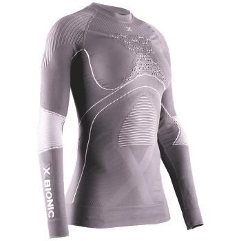 Koszulka z długim rękawem X-Bionic Energy Accumulator 4.0 Shirt Round Neck Women Dusty Lavender/Arctic White
