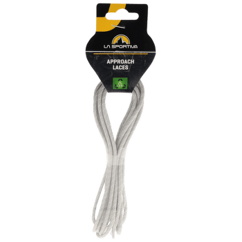Sznurowadła La Sportiva Approach Laces White/Mid Grey