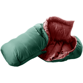 Śpiwór deuter Starlight Down seagreen-redwood