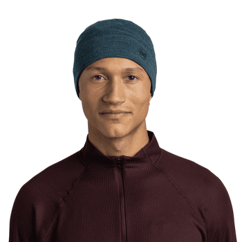 Czapki Buff Midweight Merino Wool Hat Ocean Melange (118007) MELANGE CLOUD