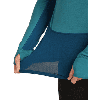 Koszulka z długim rękawem Icebreaker Merino 200 ZoneKnit™ LS Half Zip Men ATLANTIS/TOPAZ/CB