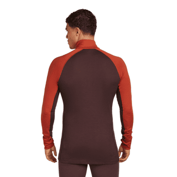 Koszulka z długim rękawem Icebreaker Merino 260 ZoneKnit™ LS Half Zip Men JET HTHR-011