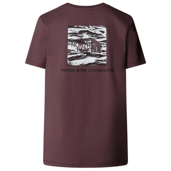 Koszulka z krótkim rękawem The North Face BOX NSE EDGE OF LIGHT INFILL RELAXED S Women ES9 TAWNY QUARTZ/TNF BLACK EDGE OF LIGHT PRINT