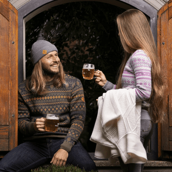 Czapki Kama Knitted Merino beanie Kama A136 red