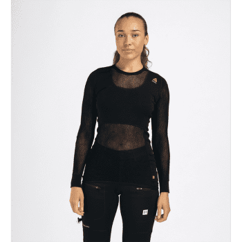 Koszulka z długim rękawem Aclima WoolNet Crew Neckt Women Azure Blue / Jet Black