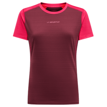 Koszulka z krótkim rękawem La Sportiva SUNFIRE T-SHIRT Women Redwood/Azalea