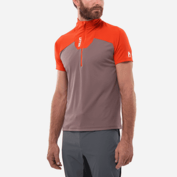 Koszulka z krótkim rękawem Millet KAMET TS ZIP SS Men CORONET BLUE/SAPHIR