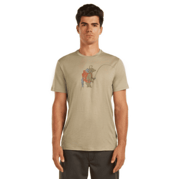 Koszulka z krótkim rękawem Icebreaker Merino 150 Tech Lite SS Tee Bear Catch Men FLAGSTONE