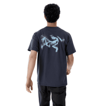 Koszulka z krótkim rękawem Arcteryx Kragg SL Cotton Blurred Bird SS Men White Light / Atmos
