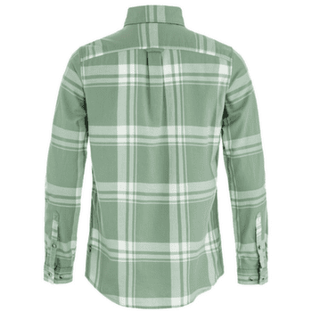 Koszula z długim rękawem Fjällräven ÖVIK LITE FLANNEL SHIRT WOMEN Misty Green-Eggshell