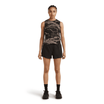 Koszulka z krótkim rękawem Icebreaker Merino Blend 125 Cool-Lite Speed Tank Motion AOP Women PORCINI/BLACK/AOP