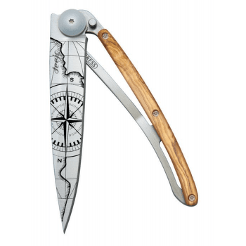 Nóż Deejo Tattoo Olive Wood