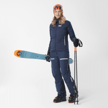 Bunda Millet White Primaloft Hoodie Women CORONET BLUE/FOGGY DEW