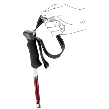 Hole Leki Trail Lite tamarillo-white