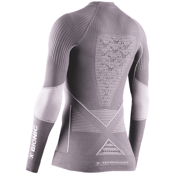 Koszulka z długim rękawem X-Bionic Energy Accumulator 4.0 Shirt Round Neck Women Dusty Lavender/Arctic White