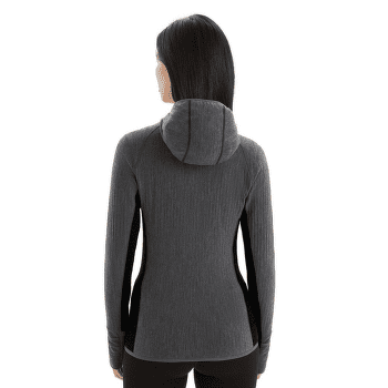 Pulower Icebreaker Descender LS Zip Hood Women Jet HTHR/Black