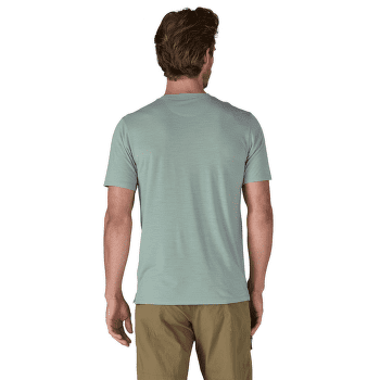 Koszulka z krótkim rękawem Patagonia Capilene® Cool Merino Graphic Shirt Men Heritage Header: Black