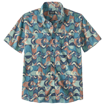 Koszulka z krótkim rękawem Patagonia Go To Shirt Men Swallowtail Geo: Still Blue