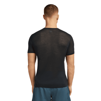 Koszulka z krótkim rękawem Icebreaker Merino Blend 75 Cool-Lite™ Featherlight SS Crewe Men BLACK
