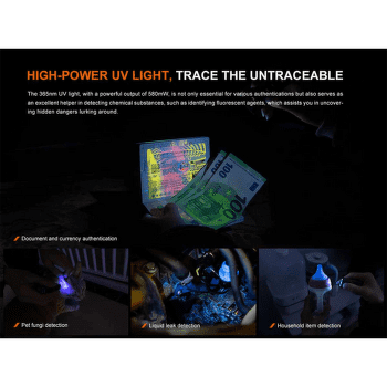 Latarka Fenix Rechargeable Flashlight E06R Turquoise