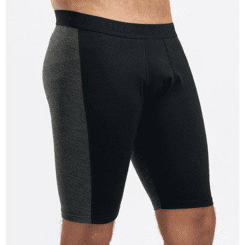Szorty Aclima WarmWool Long Shorts W/Windwool Men Jet Black / Marengo