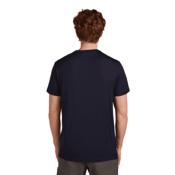 Koszulka z krótkim rękawem Icebreaker Merino 150 Tech Lite SS Tee Mountain Pulse Men Midnight Navy