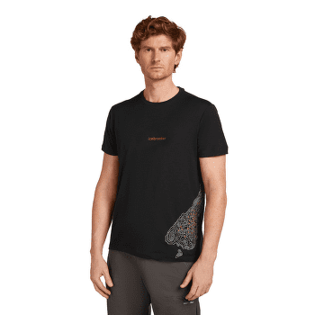 Koszulka z krótkim rękawem Icebreaker Merino 150 Tech Lite SS Tee 30th Anniversary Men BLACK