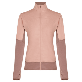 Bluza Icebreaker Merino Blend 300 RealFleece™ Descender LS Zip Women SUMMIT/BLUSH/CB