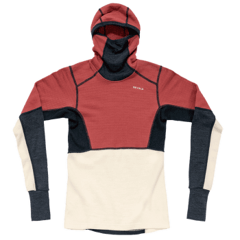 Koszulka z długim rękawem Devold Expedition Arctic Pro Hoodie Women 753A  MARSALA