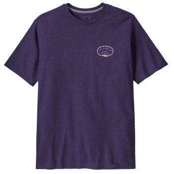 Koszulka z krótkim rękawem Patagonia Clean Climb Roots Responsibili-Tee Men Plummet Purple