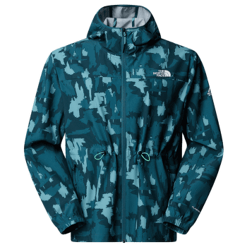 Bunda The North Face MOUNTAIN ATHLETICS HOODED WIND JKT-PRI Women DQD DEEP CYPRESS PAINTED MOUNTAINS PRINT