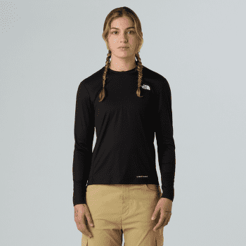 Koszulka z długim rękawem The North Face SHADOW LONG SLEEVE T-SHIRT Women TNF BLACK