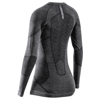 Koszulka z długim rękawem X-Bionic X-Bionic Symbio Merino Shirt LS Women Rhino Grey