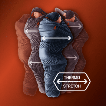 Śpiwór deuter Exosphere -6° EL umbra-paprika