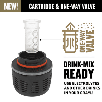 Filtr Grayl GeoPress Purifier Titanium Bottle Covert Black