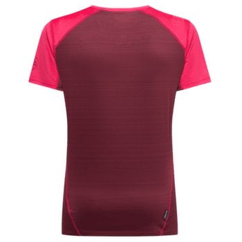 Koszulka z krótkim rękawem La Sportiva SUNFIRE T-SHIRT Women Redwood/Azalea