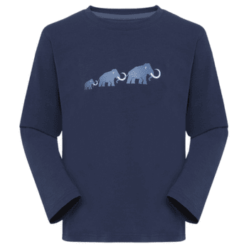Koszulka z długim rękawem Mammut MAMMUT CORE LONGSLEEVE KIDS LOGO marine 5118