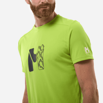 Koszulka z krótkim rękawem Millet KAMET MAP TS SS Men MACAW GREEN