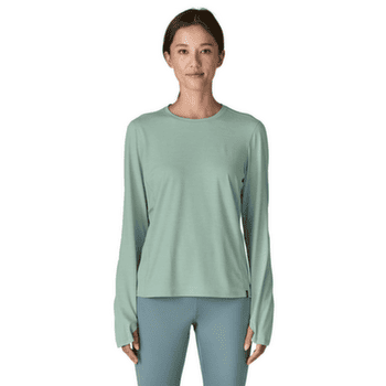Koszulka z długim rękawem Patagonia Long-Sleeved Cap Cool Sun Shirt Women Nouveau Green - Blue Sage X-Dye