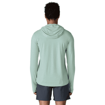 Koszulka z długim rękawem Patagonia Cap Cool Sun Hoody Men Thermal Blue - Thin Ice X-Dye