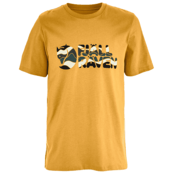 Koszulka z krótkim rękawem Fjällräven Multicolor Logo T-Shirt Men Ochre