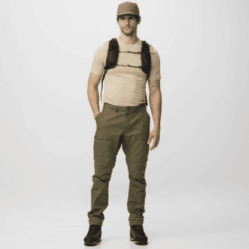 Spodnie Fjällräven ABISKO HYBRID TRAIL TROUSERS ZIP-OFF MEN Navy