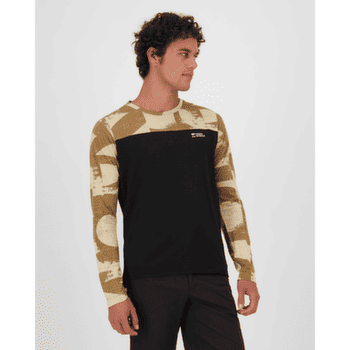 Koszulka z długim rękawem Mons Royale Diversion Merino Bike Jersey Long Sleeve Men MR Grunge/Black