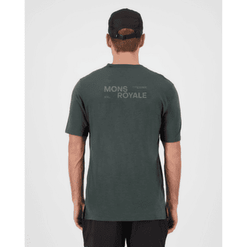 Koszulka z krótkim rękawem Mons Royale Aero Ultralight Merino T-Shirt Men Dark Cypress