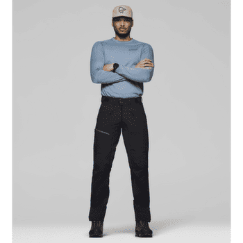 Spodnie Norrona falketind flex1 heavy duty Pants Men Caviar Black/Zip Grey
