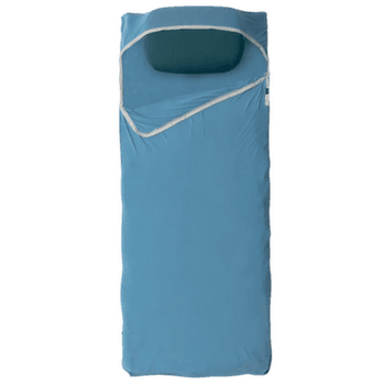 Wkładka do śpiwora Sea to Summit Breeze Lightweight Liner - Rectangular w/ Pillow Sleeve Cendre Blue