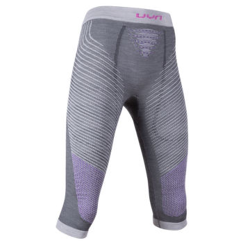 Legginsy 3/4 UYN UYN LADY FUSYON UW PANTS MEDIUM Anthracite/Purple/Pink