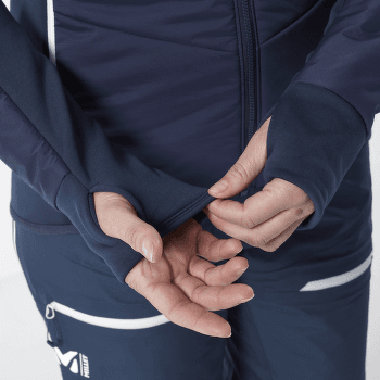 Bunda Millet White Primaloft Hoodie Women CORONET BLUE/FOGGY DEW